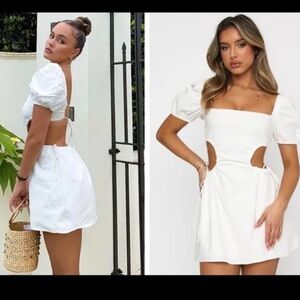 NEW White Fox Mini Dress